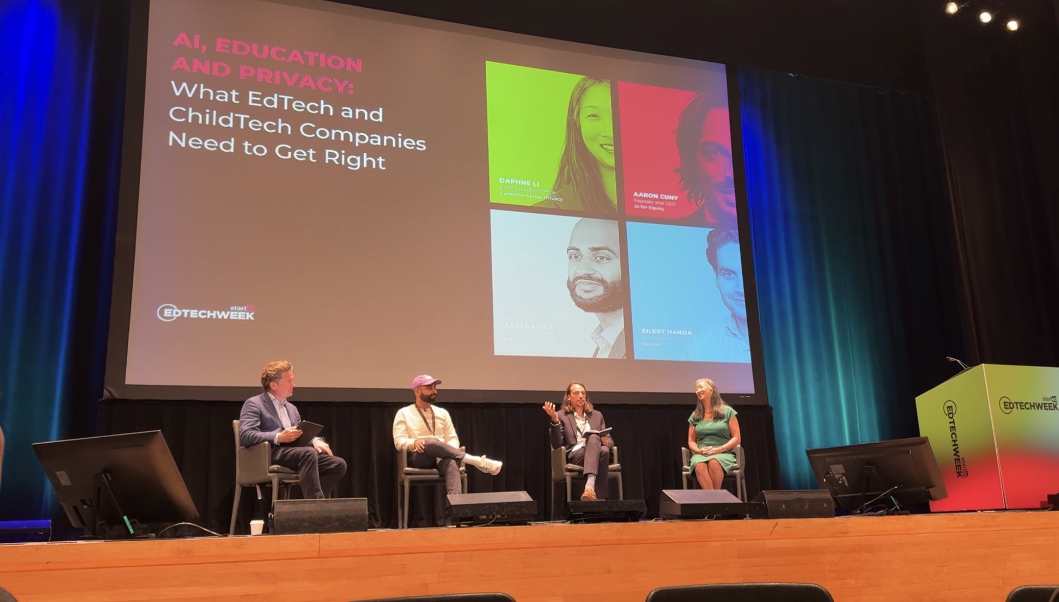 Adeel Khan panel at EdTech Week